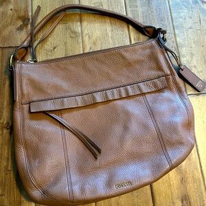 Fossil Brown Leather Bag